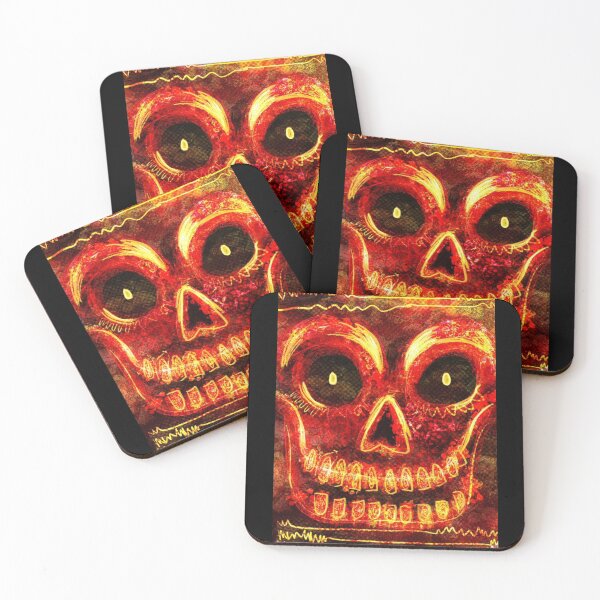 Item preview, Fiery Skeley Face designed and sold by aubreyalomar.