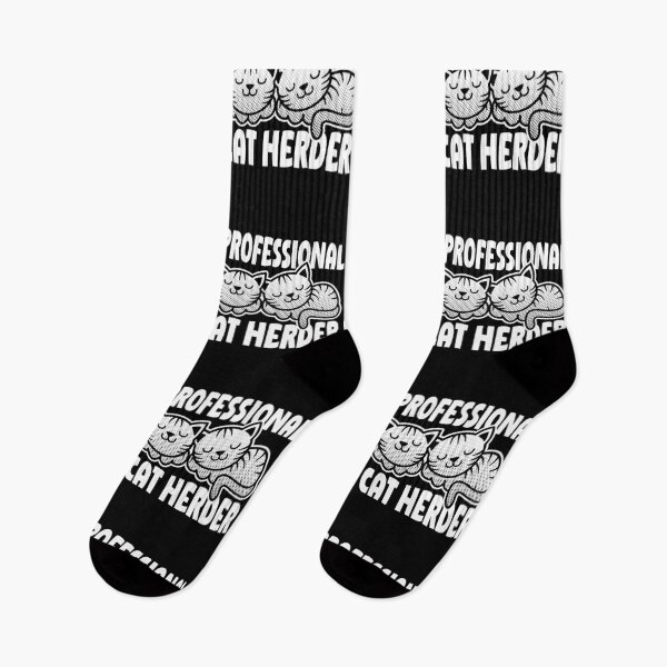 Item preview, Professional Cat Herder, cute happy cat design for cat lovers designed and sold by robimerch.