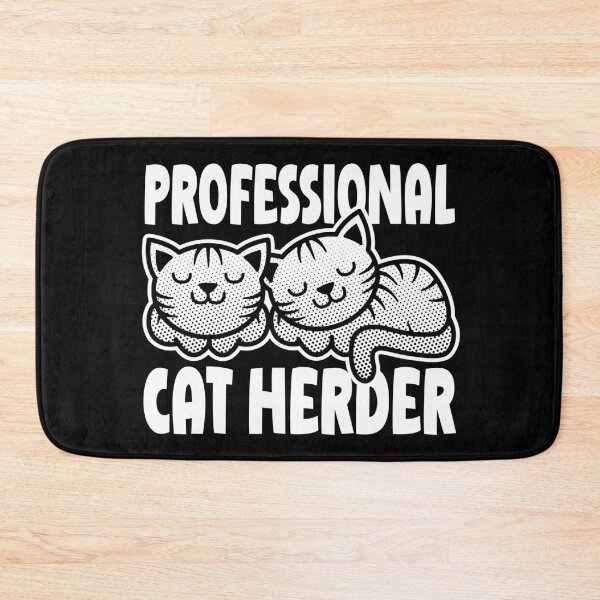 Item preview, Professional Cat Herder, cute happy cat design for cat lovers designed and sold by robimerch.