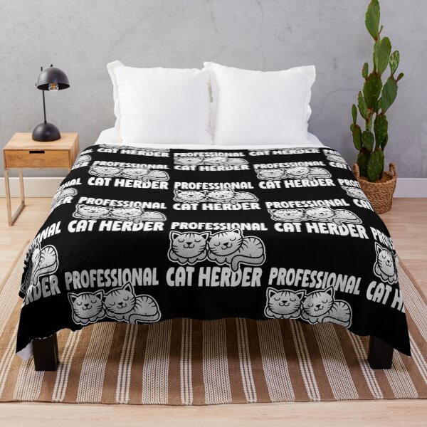 Item preview, Professional Cat Herder, cute happy cat design for cat lovers designed and sold by robimerch.