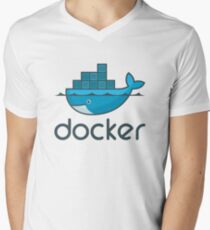 DOCKER Men's V-Neck T-Shirt