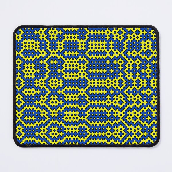 Item preview, Coloured hitomezashi stitch pattern designed and sold by Maths-4-Nerds.