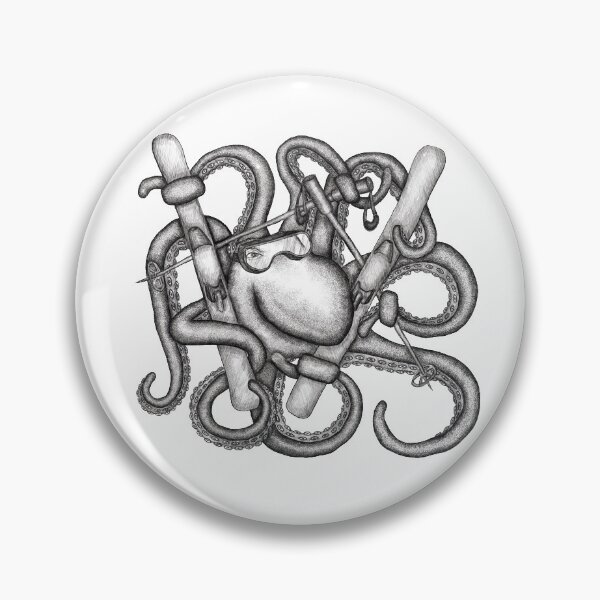 Item preview, Skiing Octopus designed and sold by aliciakeyser.