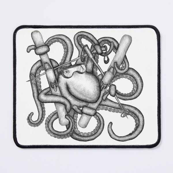 Item preview, Skiing Octopus designed and sold by aliciakeyser.