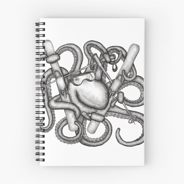 Item preview, Skiing Octopus designed and sold by aliciakeyser.