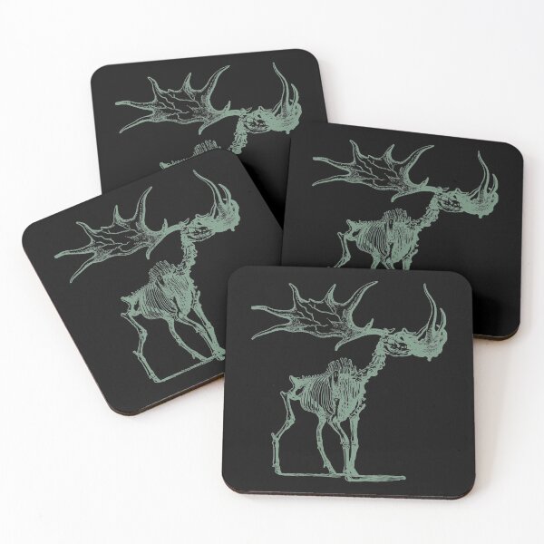 Item preview, Elk skeleton in negative designed and sold by Marker7.