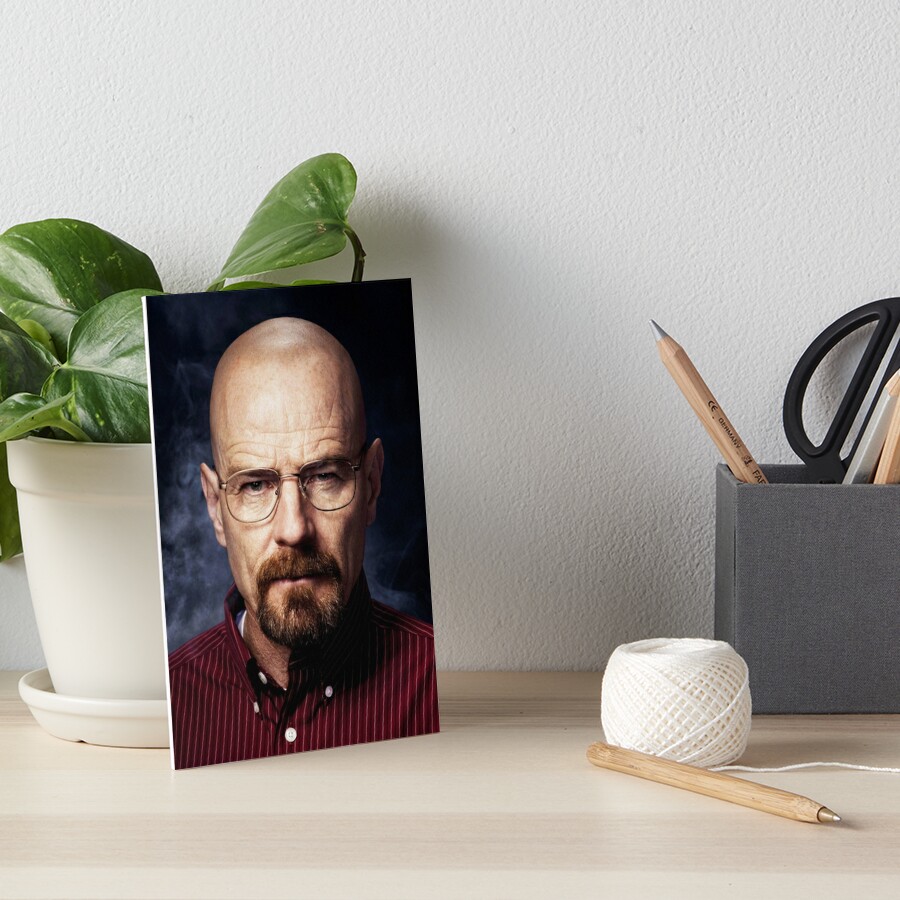 Breaking Bad Actors Bryan Cranston Walter White Men With Glasses Art Board Print For Sale By