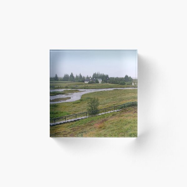 Thingvellir National Park Acrylic Block