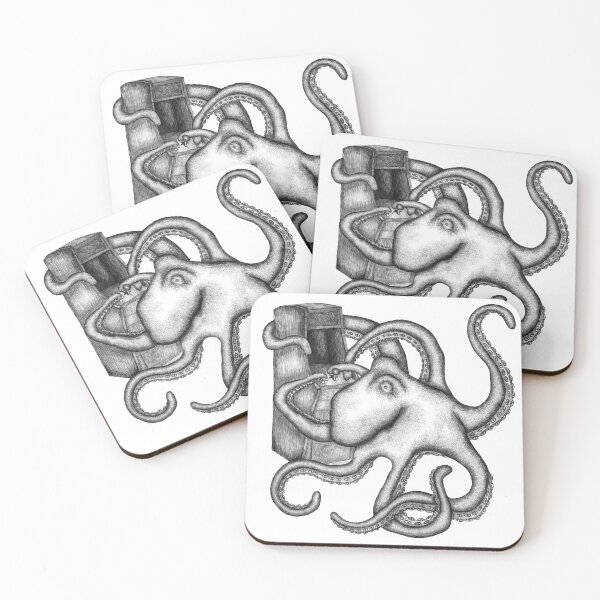 Item preview, Arcade Game Octopus designed and sold by aliciakeyser.