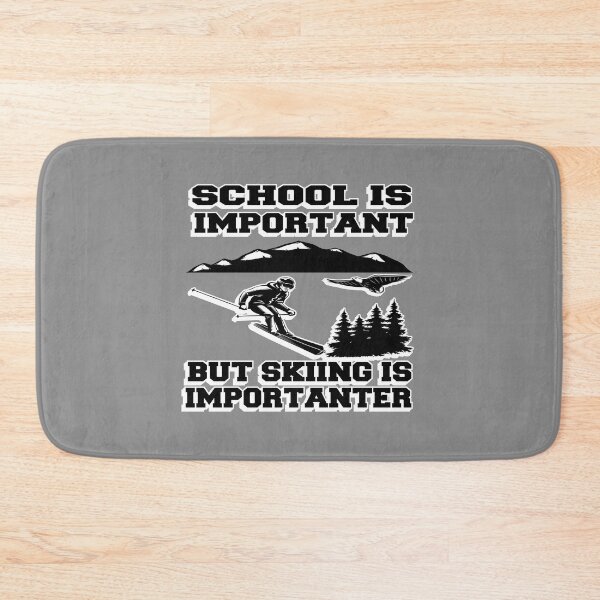 Item preview, School Is Important But Skiing Is Importanter designed and sold by theskyblue.