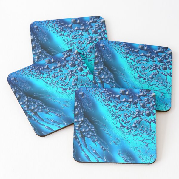 Item preview, Illustration of luminating blue water designed and sold by ReachForArt.