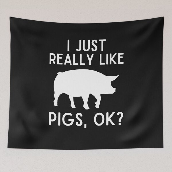 Item preview, I Just Really Like Pigs Ok - Funny Pig Lover Gift designed and sold by lou731.