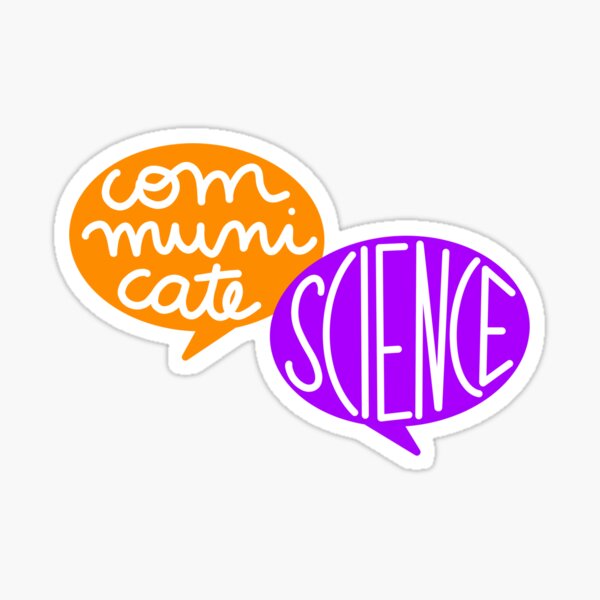 Communicate Science Sticker