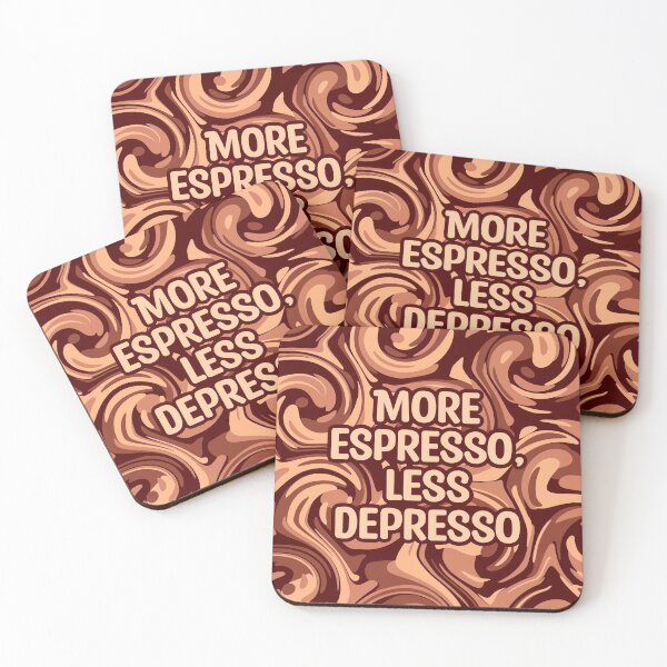 Item preview, More Espresso, Less Depresso designed and sold by MadeByBeata.