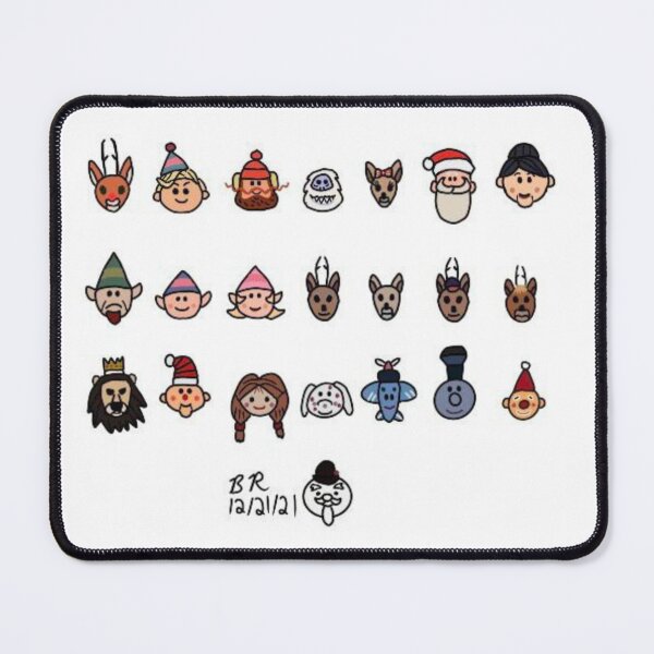 Item preview, Rudolph the Red-Nosed Reindeer Headshots designed and sold by SuperYoshiFan02.