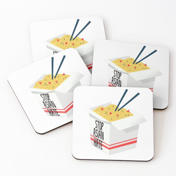 Item preview, Love Our People Like You Love Our Food Stop Asian Hate designed and sold by StickerbashCo.