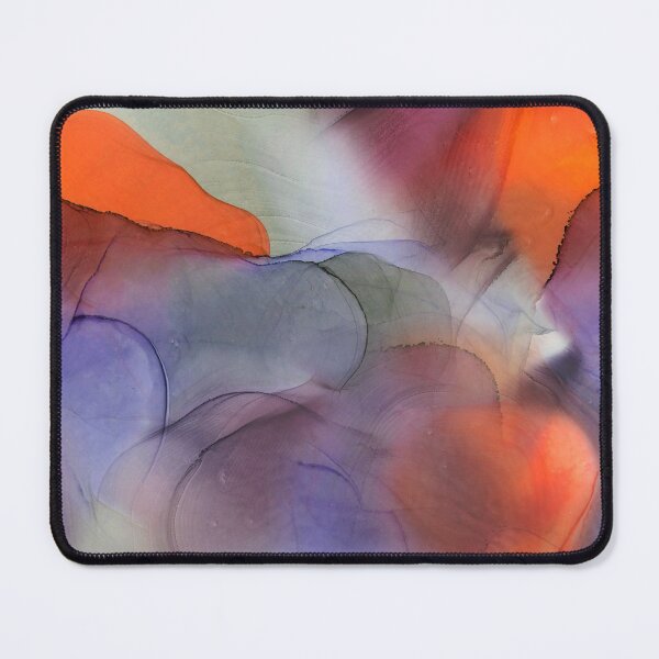 Item preview,  Flowing ink seamless pattern from  gray to Violet and bright orange designed and sold by ANAKOTO.