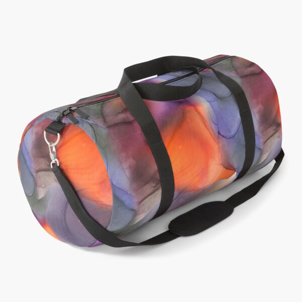 Item preview,  Flowing ink seamless pattern from  gray to Violet and bright orange designed and sold by ANAKOTO.