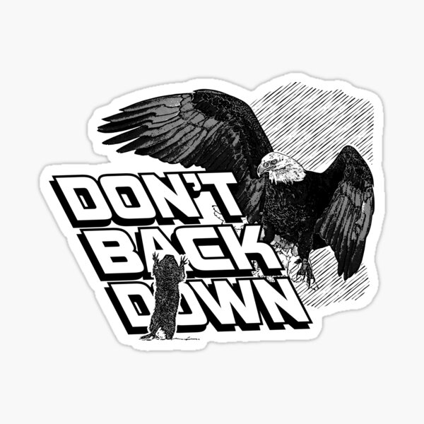 Ninja Prairie Dog Don't Back Down Sticker