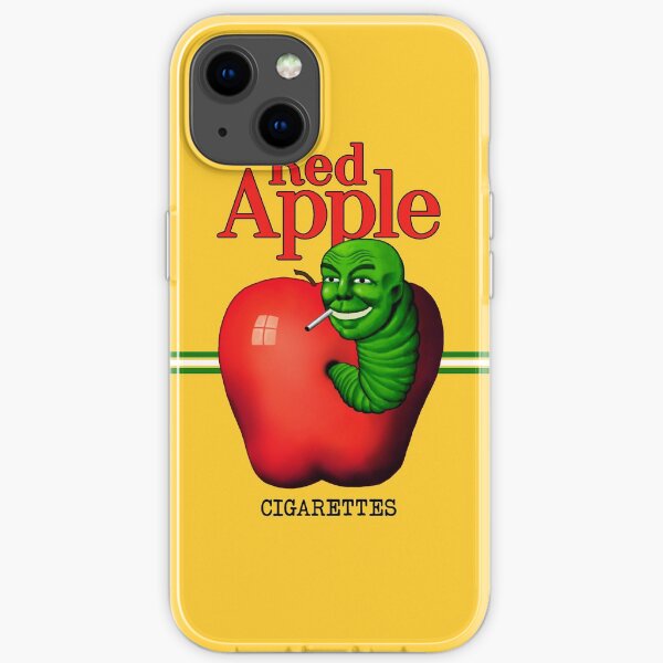 Cigarettes aux pommes rouges Coque souple iPhone
