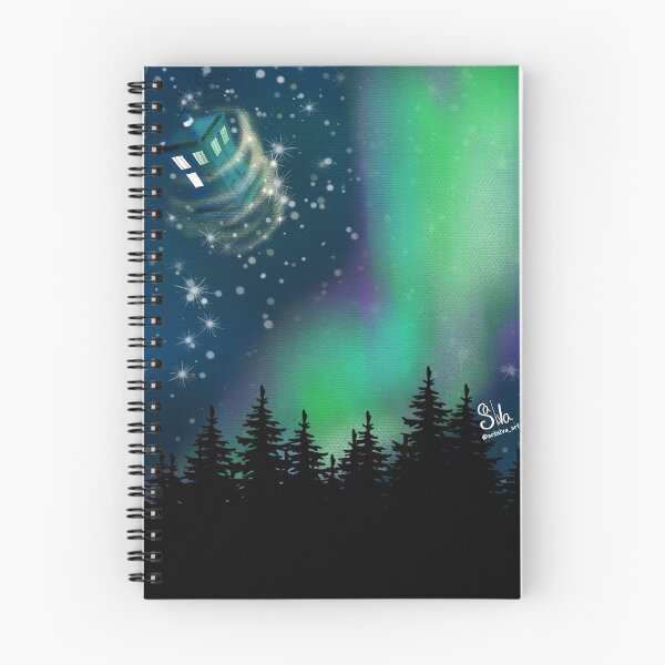 Item preview, Aurora borealis and a blue box designed and sold by acsalva.