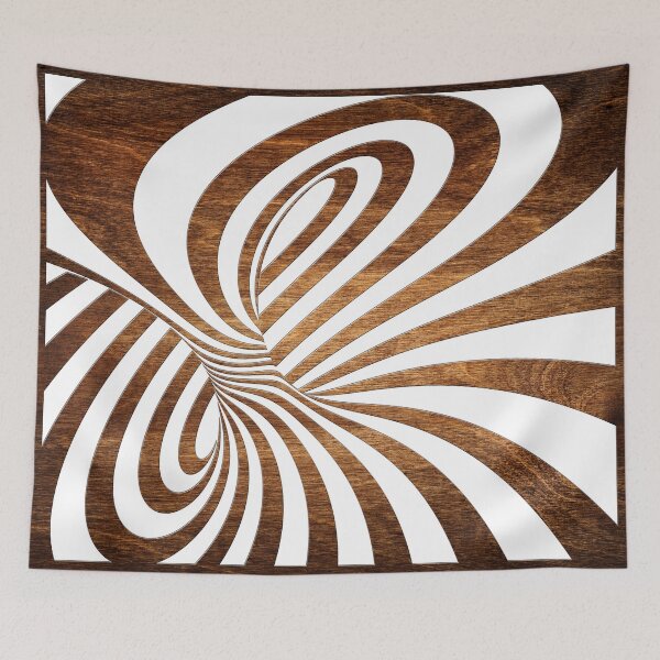 Item preview, wooden spiral loop design designed and sold by Ferit Kurt.