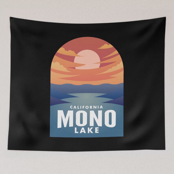 Item preview, Mono Lake CA Retro Sunset designed and sold by HalpinDesign.