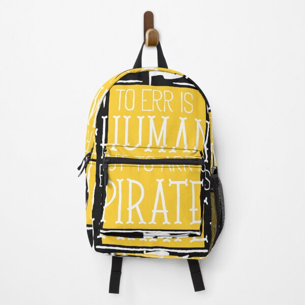 Item preview, To err is Human but to arr is pirate - (Yellow-White) designed and sold by Alcino Major.