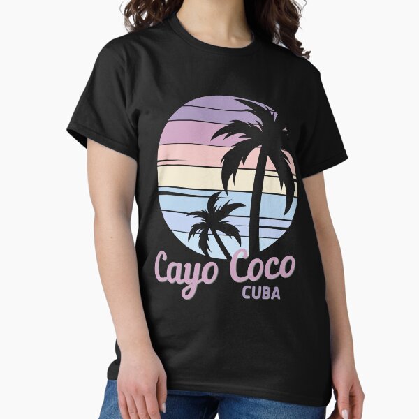 Aperçu de l'œuvre Cayo Coco, coucher de soleil vintage à Cayo Coco, lever de soleil à Cayo Coco à Cuba, style de vie à la plage, vagues de l'océan, vacances tropicales créée et vendue par Sun Sand & Sea Art.