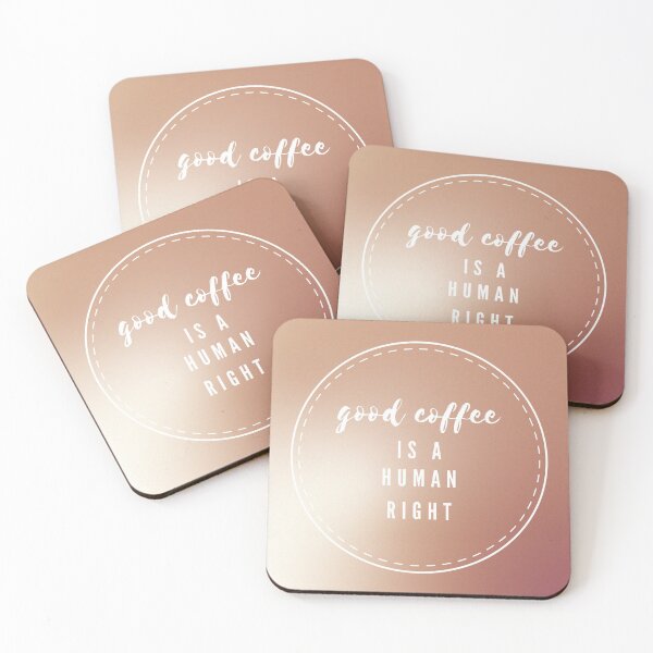 Item preview, Good coffee is a human right designed and sold by littleaxii.
