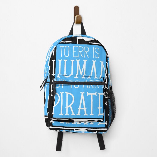 Item preview, To err is Human but to arr is pirate - (Blue-White) designed and sold by Alcino Major.