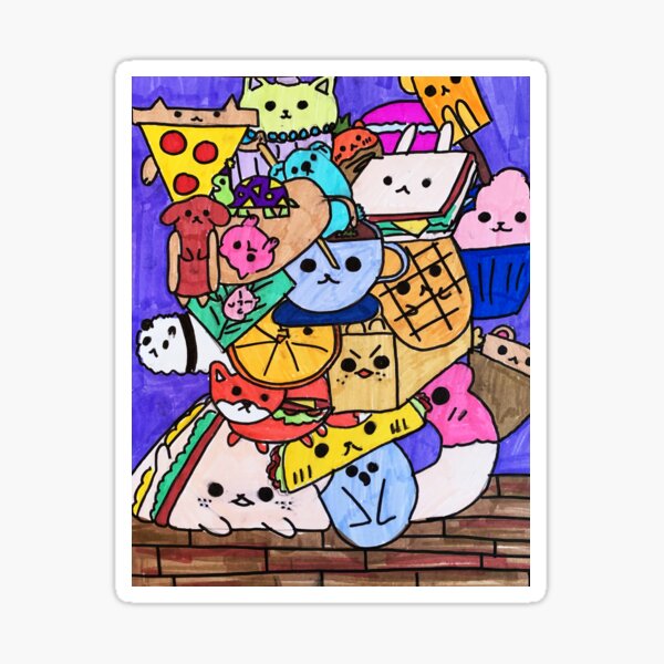 Item preview, food friends designed and sold by BurntToastP.