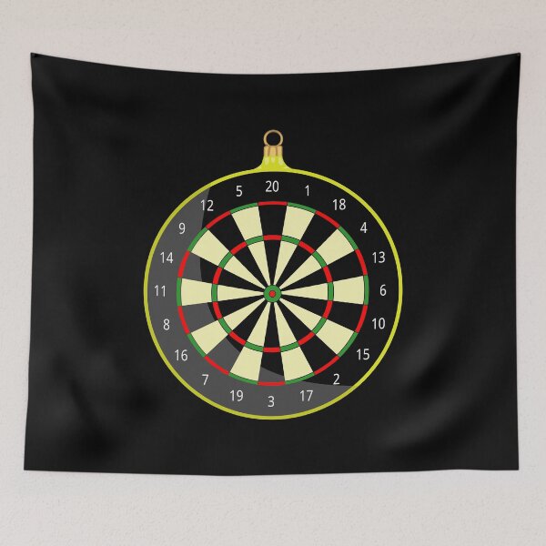 Item preview, Darts christmas ball sport drawing designed and sold by Blondiabshop.