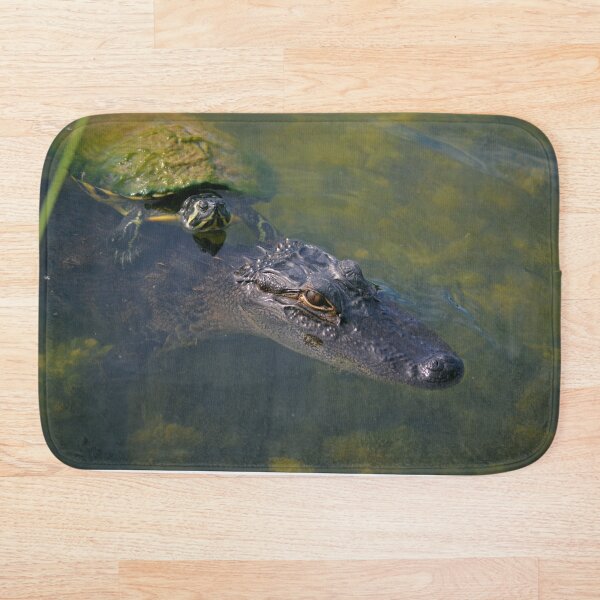 Item preview, Nature's Uber - Wild Turtle Riding a Baby Alligator designed and sold by savvy-sue.