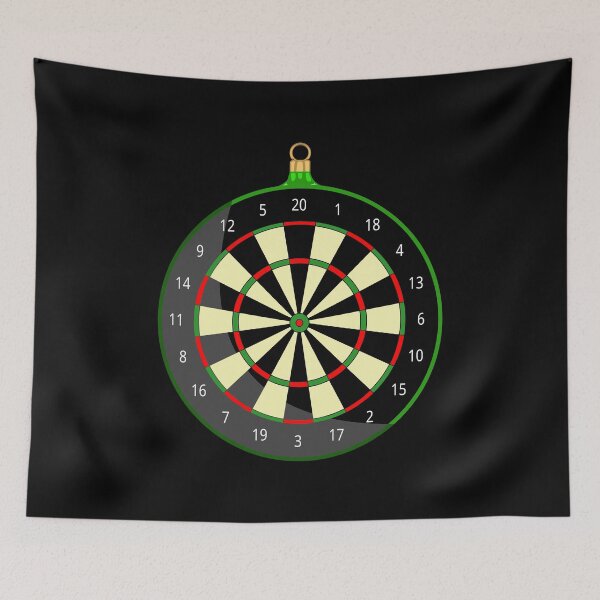 Item preview, Darts christmas ball sport drawing designed and sold by Blondiabshop.