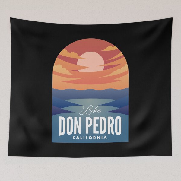 Item preview, Lake Don Pedro CA Retro Sunset designed and sold by HalpinDesign.