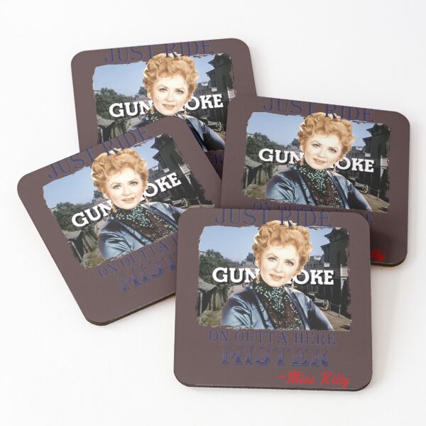 Item preview, Gunsmoke on outta here mister - Miss kitty   designed and sold by Rogerpetro.