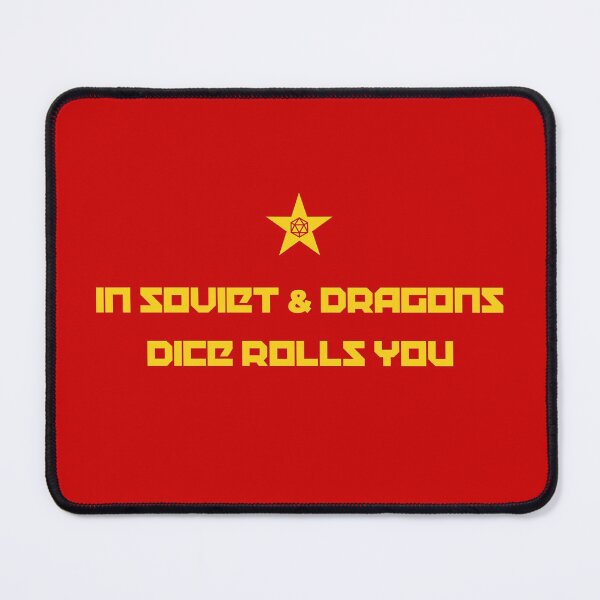 Item preview, In Soviet & Dragons - Dice Rolls You designed and sold by PatternTree.