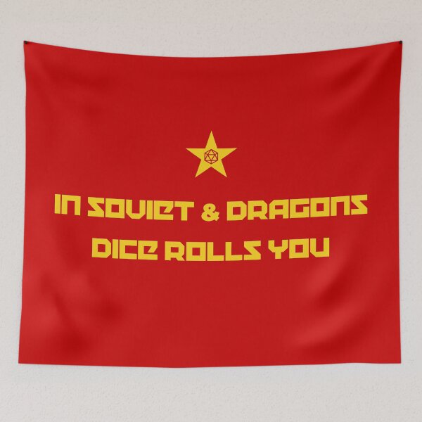 Item preview, In Soviet & Dragons - Dice Rolls You designed and sold by PatternTree.