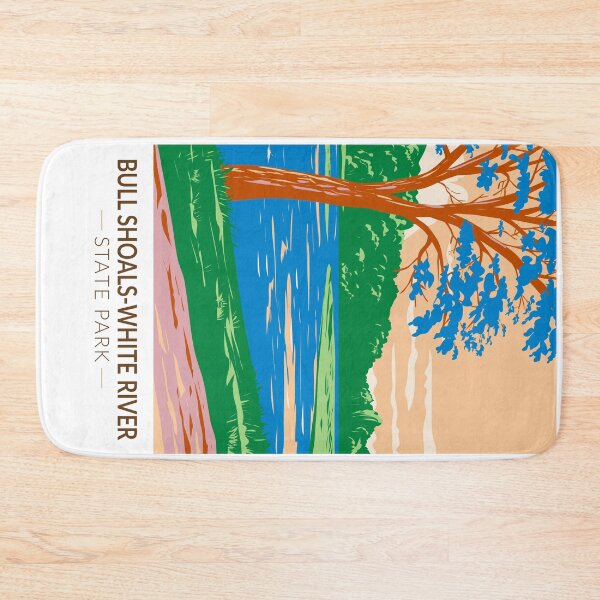 Item preview, Bull Shoals - White River State Park Arkansas Vintage designed and sold by KrisSidDesigns.