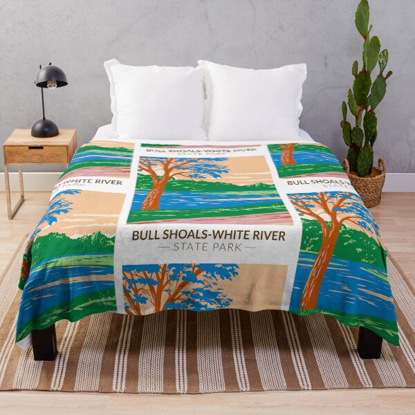 Item preview, Bull Shoals - White River State Park Arkansas Vintage designed and sold by KrisSidDesigns.