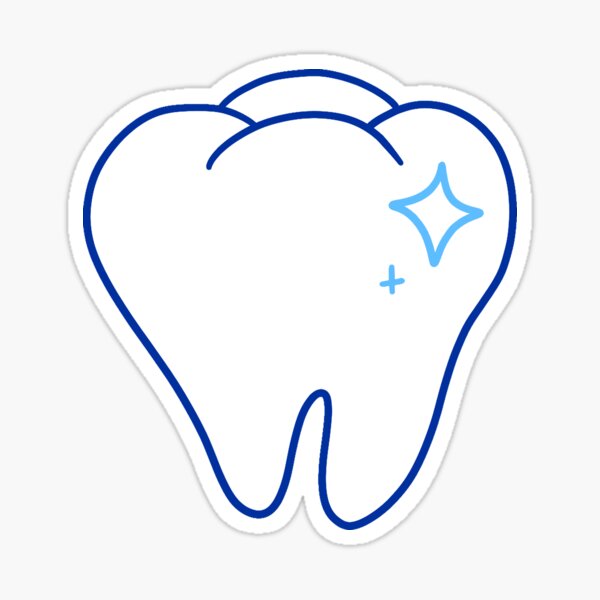 “Sparkle Tooth” Sticker by SaradaBoru | Redbubble