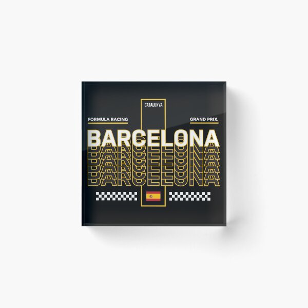 Item preview, Barcelona Formula Racing Shirt 2 designed and sold by ginokelleners.