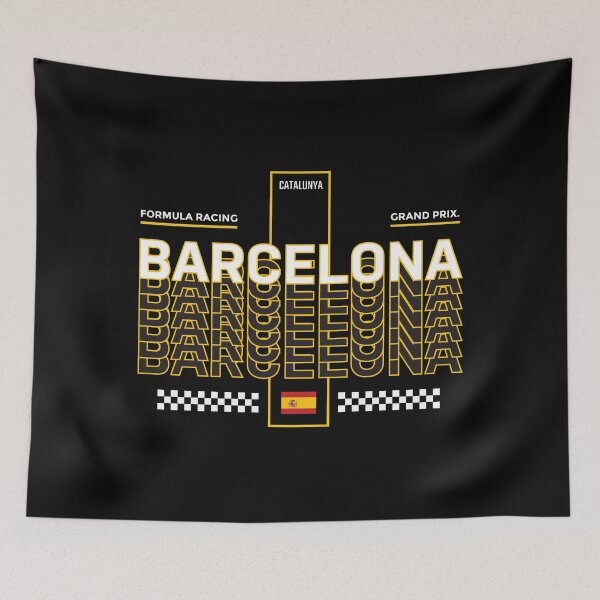 Item preview, Barcelona Formula Racing Shirt 2 designed and sold by ginokelleners.