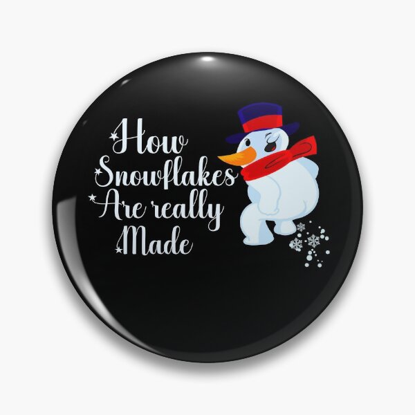 Item preview, FUNNY snowman How snowflakes are really made - FUNNY Christmas snowman  designed and sold by Designs Of all kinds.