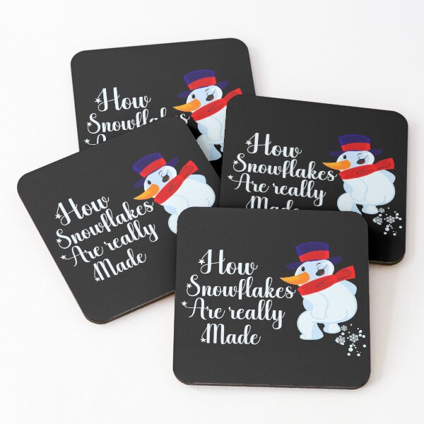 Item preview, FUNNY snowman How snowflakes are really made - FUNNY Christmas snowman  designed and sold by Designs Of all kinds.