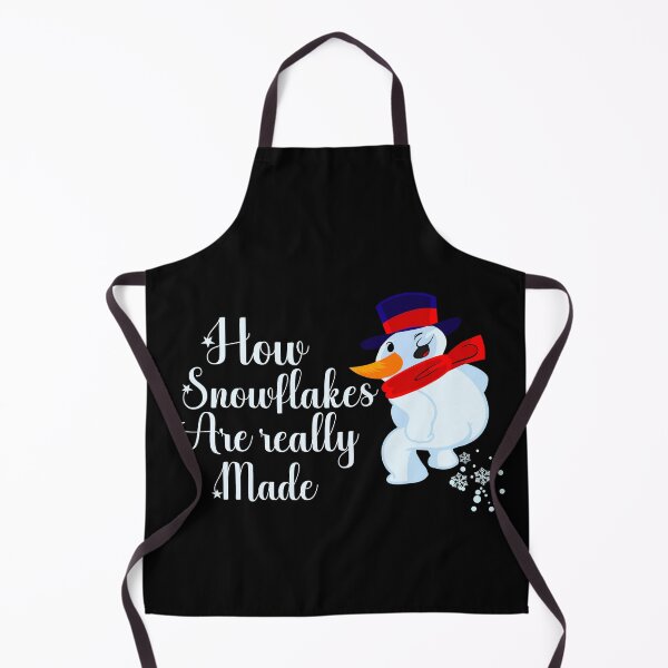 Item preview, FUNNY snowman How snowflakes are really made - FUNNY Christmas snowman designed and sold by Designs Of all kinds.