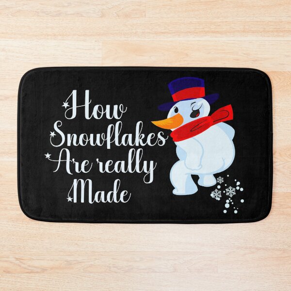 Item preview, FUNNY snowman How snowflakes are really made - FUNNY Christmas snowman  designed and sold by Designs Of all kinds.