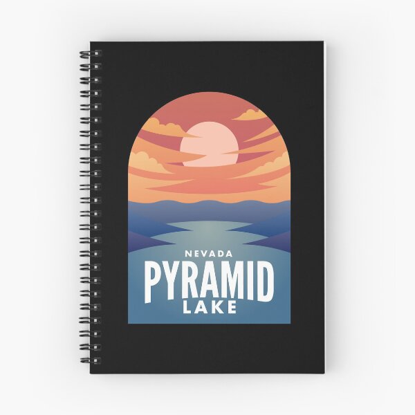 Artikelvorschau, Pyramid Lake NV Retro Sunset entworfen und verkauft von HalpinDesign.