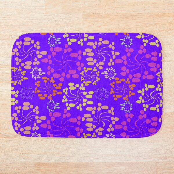 Item preview,  Blue abstract flowers designed and sold by designprojets.